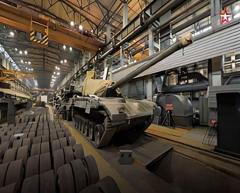 Industria militar Componente de estructura de acero