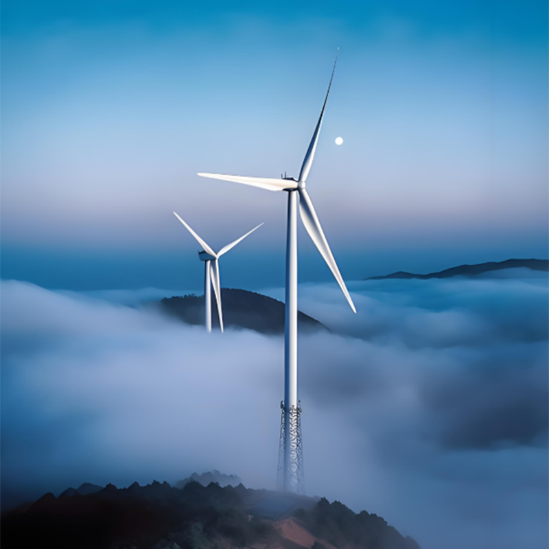 Componente estructural de acero al carbono soldado para equipos de energía eólica