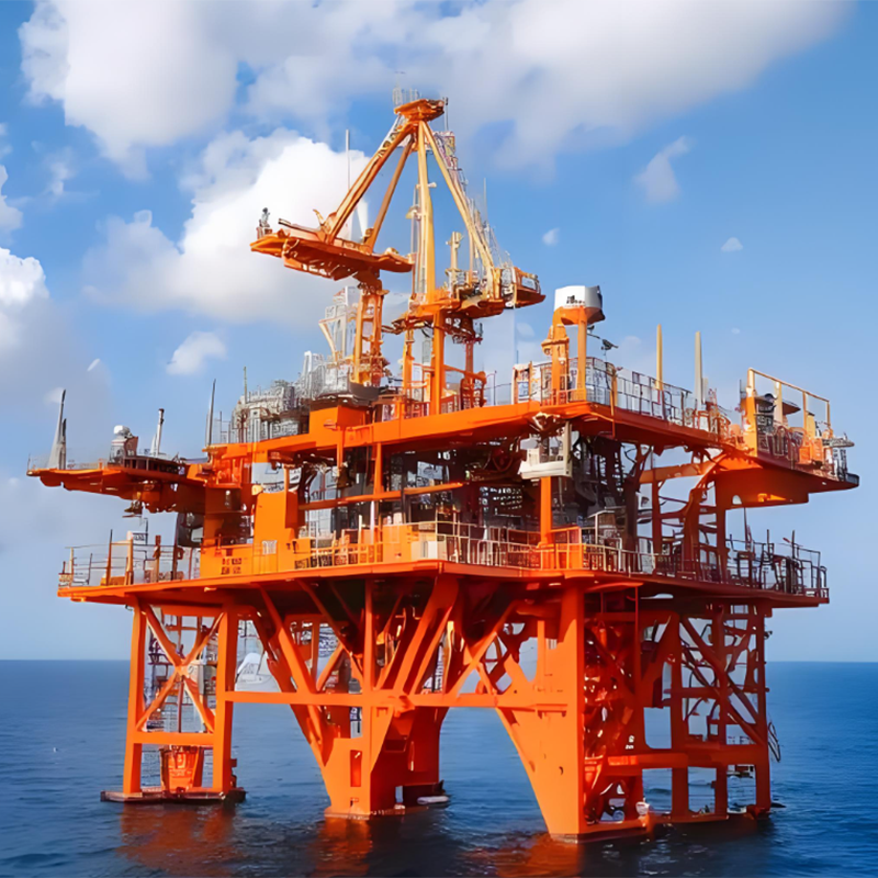 Componentes estructurales de acero al carbono para plataformas marinas en alta mar